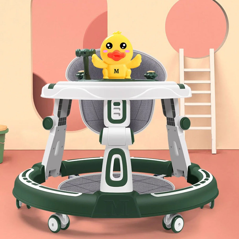 Cute Duck Round Baby Walker