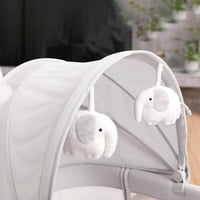 Thumbnail for 4 in 1 Mastela Dream Starlight Baby Crib Bassinet Swing Music – Light Grey