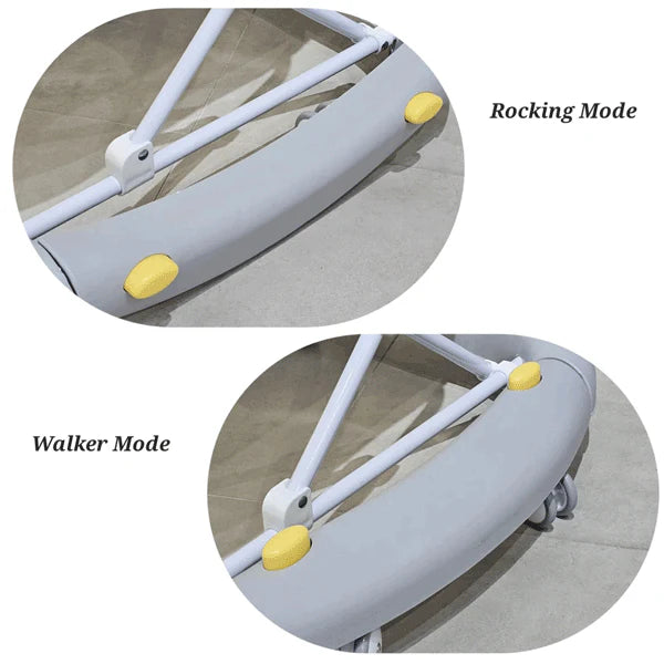 2 In 1 Baby Walker In Fiber Base With Swing