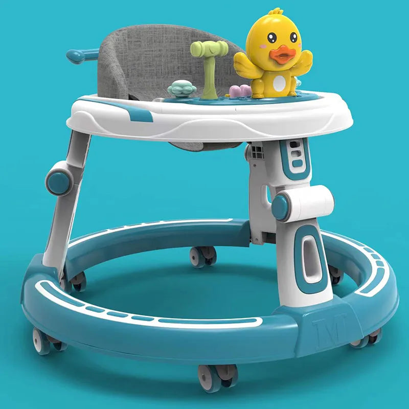 Cute Duck Round Baby Walker