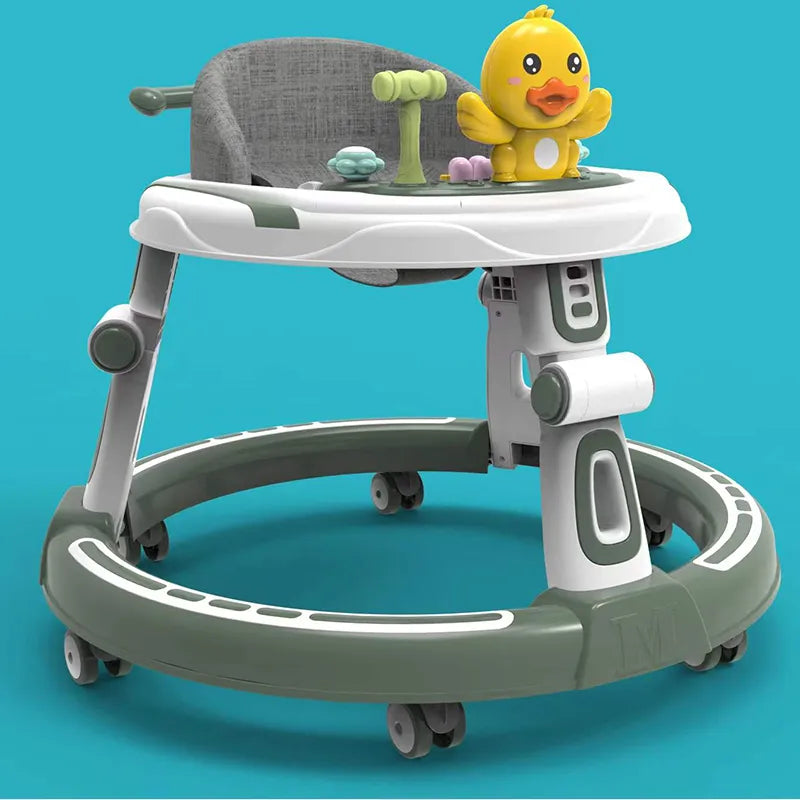 Cute Duck Round Baby Walker