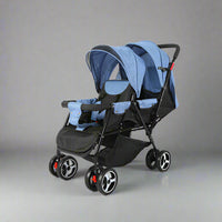 Thumbnail for Baby Twin Foldable Stroller With Seat Adjustable