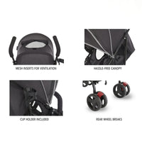 Thumbnail for BABY STROLLER WITH CANOPY FOR SUN PROTECTION