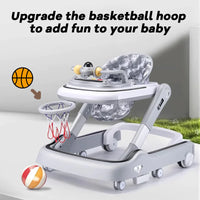 Thumbnail for 2 in 1 Baby Walker With Basketball Hoop