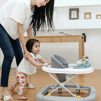 Thumbnail for 2 In 1 Baby Walker In Fiber Base With Swing