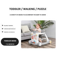 Thumbnail for PREMIUM 2 IN 1 BABY ACTIVITY & WALKER IN FIBER MATERIAL WITH MUSICAL TRAY