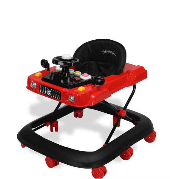 CAR STYLE BABY WALKER IN FIBER MATERIAL