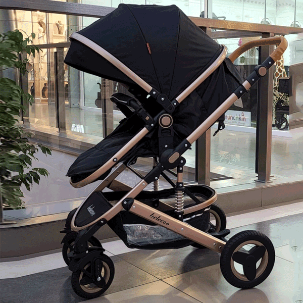 BELECOO 3 IN 1 BABY STROLLER FOLDABLE