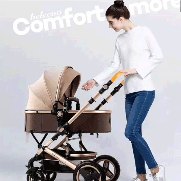 BELECOO 3 IN 1 BABY STROLLER FOLDABLE