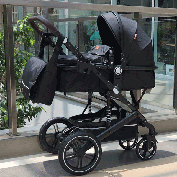 KIDILO 3 IN 1 BABY STROLLER FOLDABLE WITH CARRY BAG