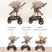 Thumbnail for KIDILO 3 IN 1 BABY STROLLER FOLDABLE WITH CARRY BAG