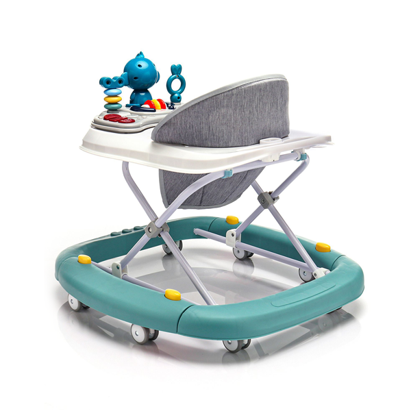 2 IN 1 FIBER BABY WALKER WITH SWING