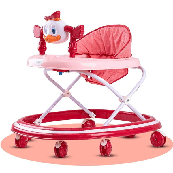 BABY WALKER WITH 3 POSITION ADJUSTABLE HEIGHT WITH TOYS AND MUSIC