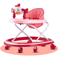 Thumbnail for BABY WALKER WITH 3 POSITION ADJUSTABLE HEIGHT WITH TOYS AND MUSIC