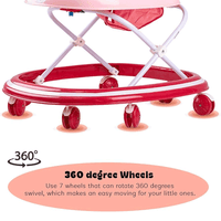 Thumbnail for BABY WALKER WITH 3 POSITION ADJUSTABLE HEIGHT WITH TOYS AND MUSIC