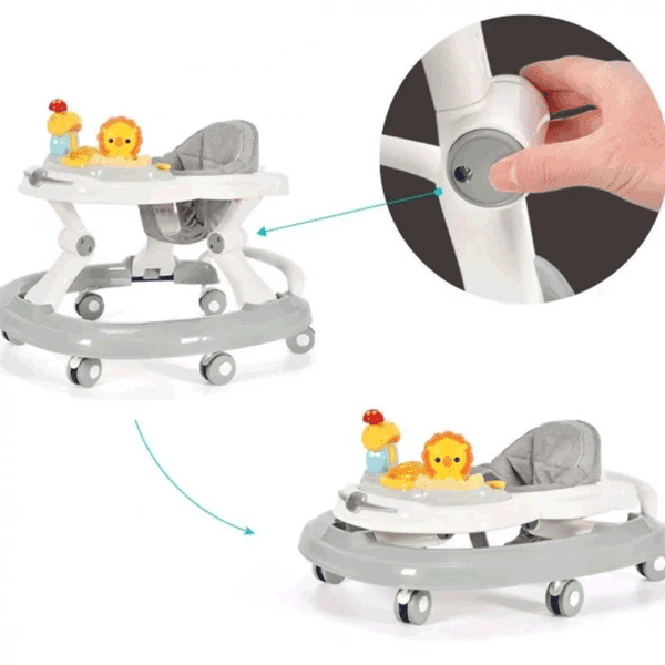 COOL BABY WALKER WITH SEAT & HEIGHT ADJUSTABLE