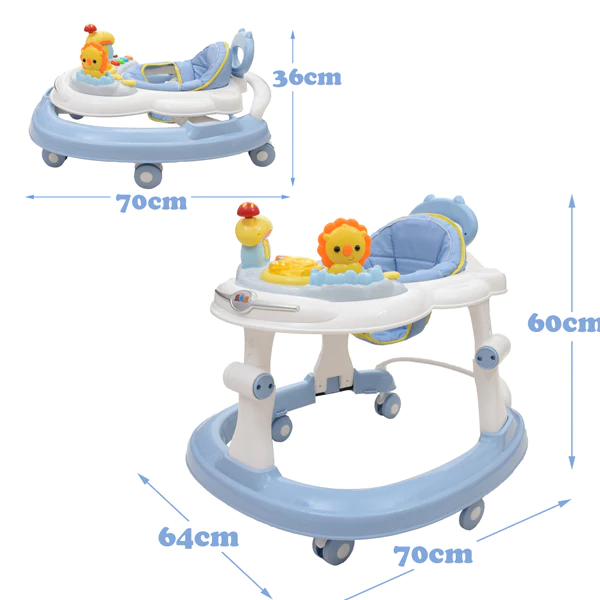 COOL BABY WALKER WITH SEAT & HEIGHT ADJUSTABLE