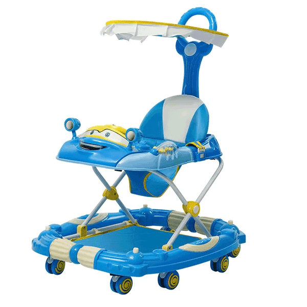 3 IN 1 CAR STYLE FOLDABLE BABY WALKER WITH ROCKER