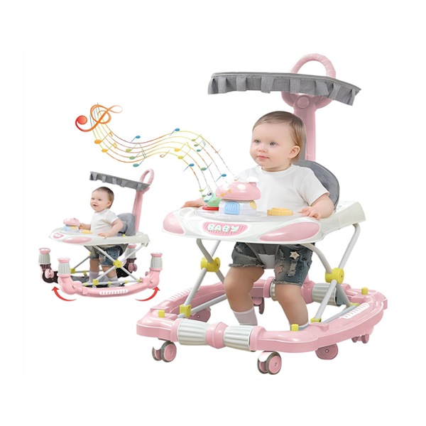 3 IN 1 MULTIFUNCTIONAL  BABY WALKER WITH ROCKER & STROLLER