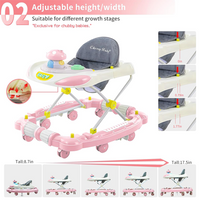 Thumbnail for 3 IN 1 MULTIFUNCTIONAL  BABY WALKER WITH ROCKER & STROLLER