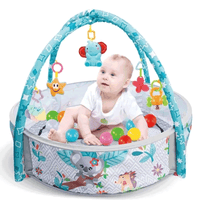 Thumbnail for 3 IN 1 BABY PLAY GYM & PLAY AREA WITH MUSICAL RATTLE & BALLS