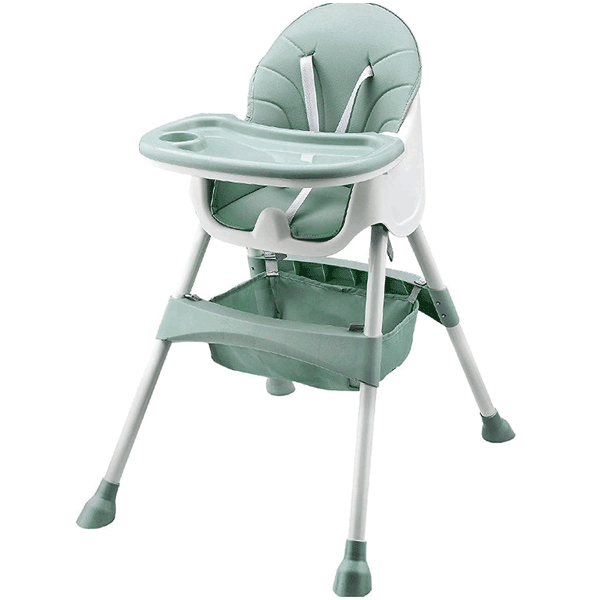 FIBER BABY HIGH CHAIR FOLDABLE WITH REMOVABLE TRAY