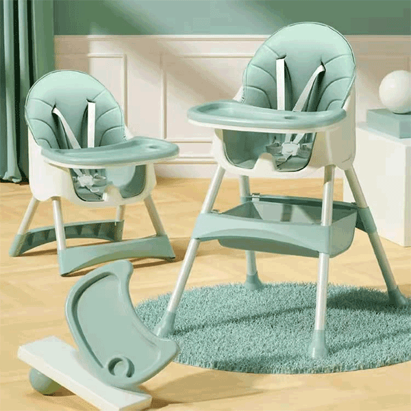 FIBER BABY HIGH CHAIR FOLDABLE WITH REMOVABLE TRAY