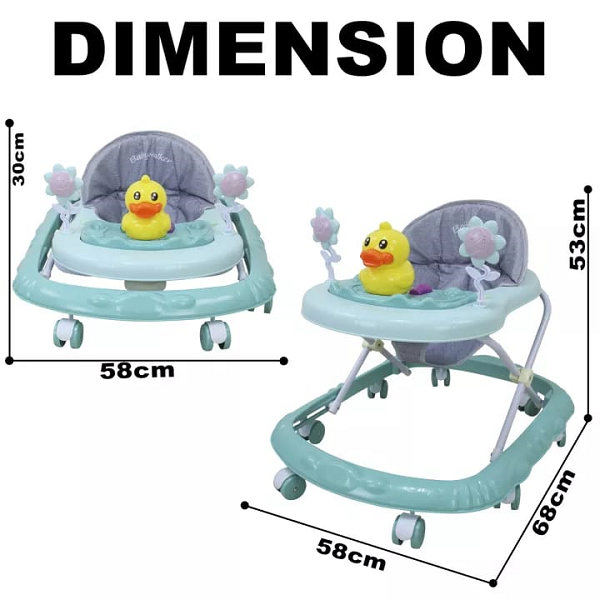 DUCK FACE BABY WALKER FOLDABLE