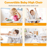 Thumbnail for BABY HIGH CHAIR & REST CHAIR WITH HEIGHT ADJUSTABLE