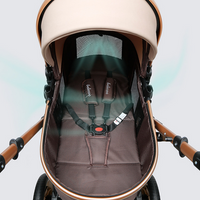 Thumbnail for BELECOO 3 IN 1 BABY STROLLER FOLDABLE